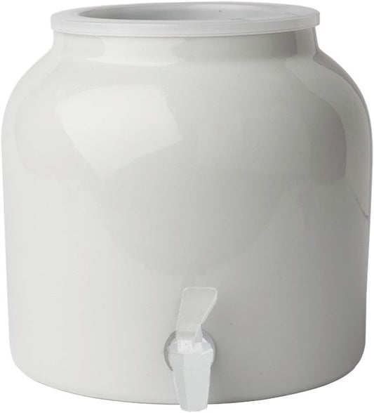 New Wave Enviro Porcelain Water Dispenser, Classic White