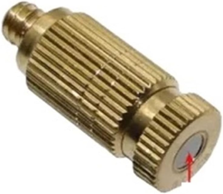 Automatic submersible bottom pump Industrial Humidifier Nozzles Garden Irrigation Cooler Fitting 0.1-0.7mm Mist Cooling Atomizing Sprayers 3\/16 Male Thread 50 Pcs(0.2mm)