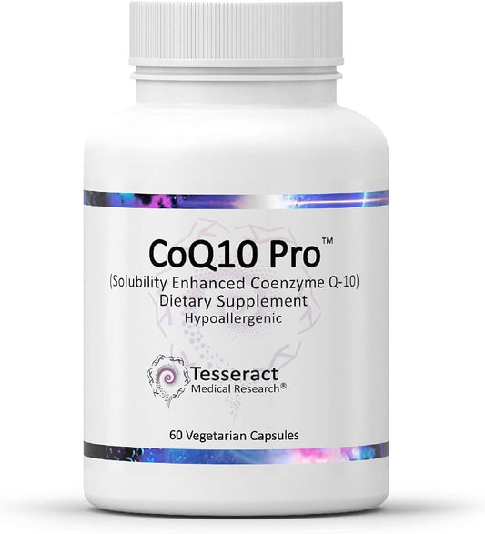 CoQ10 Pro, Coenzyme Q10 for Heart Health, Muscle Health and Cellular Energy Production, Antioxidant Supplement for Optimal Cardiovascular Health Support, Hypoallergenic, CoQ10 300mg, 60 Capsules