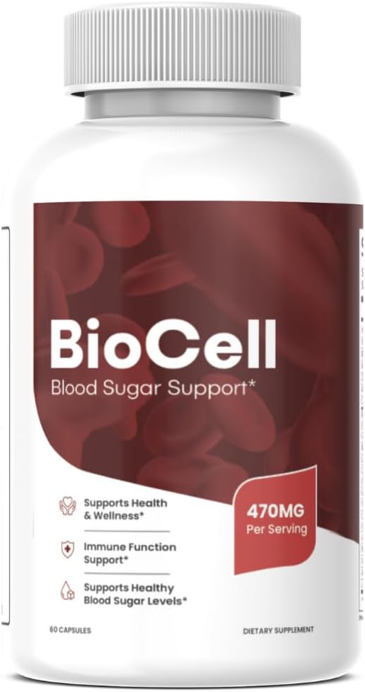 Bio Cell Capsules - Official Bio Cell Pills Advanced Formula, BioCell Blood Health Support Supplement*, 60 Capsules