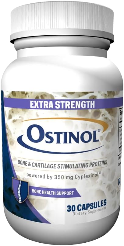 Ostinol Standard 350mg - Bone & Joint Supplement | Stem Cell Activation Certified | Bio Active Protein Complex for Moderate Bone Loss & Moderate Joint Disfunction - 30 Capsules