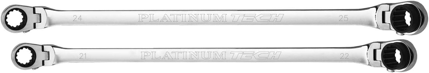 Platinum Tools 99652 Ratcheting Wrench Set, 1 Pack