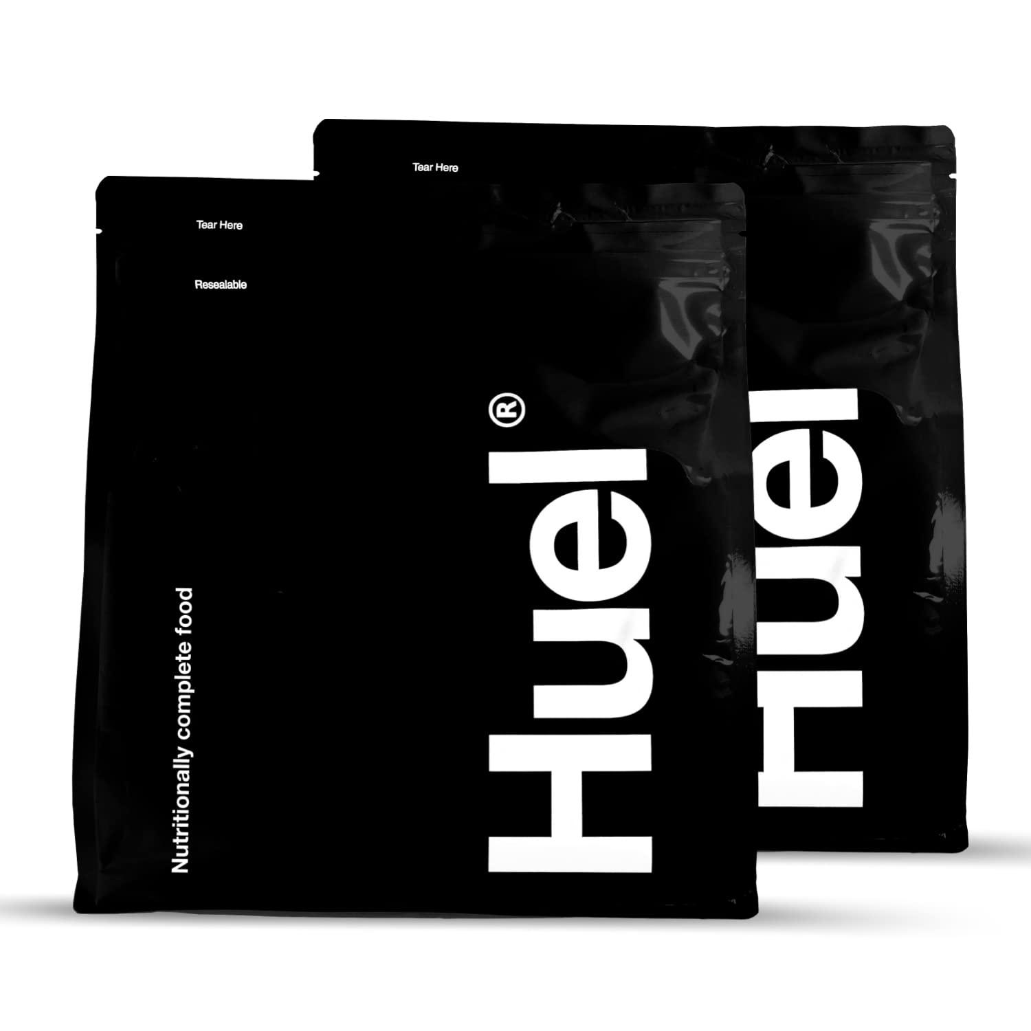 Huel Black Edition - Nutritionally Complete 100% Vegan Gluten-Free - Less Carbs More Protein - Powdered Meal (Chocolate, 2 Bags)