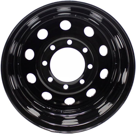 Black 16x6 Tralier Rim Wheel 8 Lug Holes On 6.5 8x6.5 16 inch 16 X 8 x 6.5 Bolt Circle Steel Equipment Trailer Rim Wheel