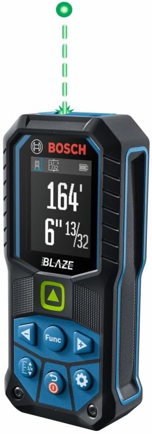 Bosch GLM165-25G Blaze™ Green-Beam 165 Ft. Laser Measure