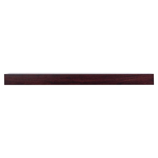 Mantels Direct 60-in W x 3.5-in H x 8-in D Red Mahogany Pine Hollow Modern Fireplace Mantel BEDFORD-60-POPS-RMS