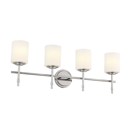 Kichler Ali 32.5-in 4 -Light Polished Nickel Traditional Vanity light 5269683