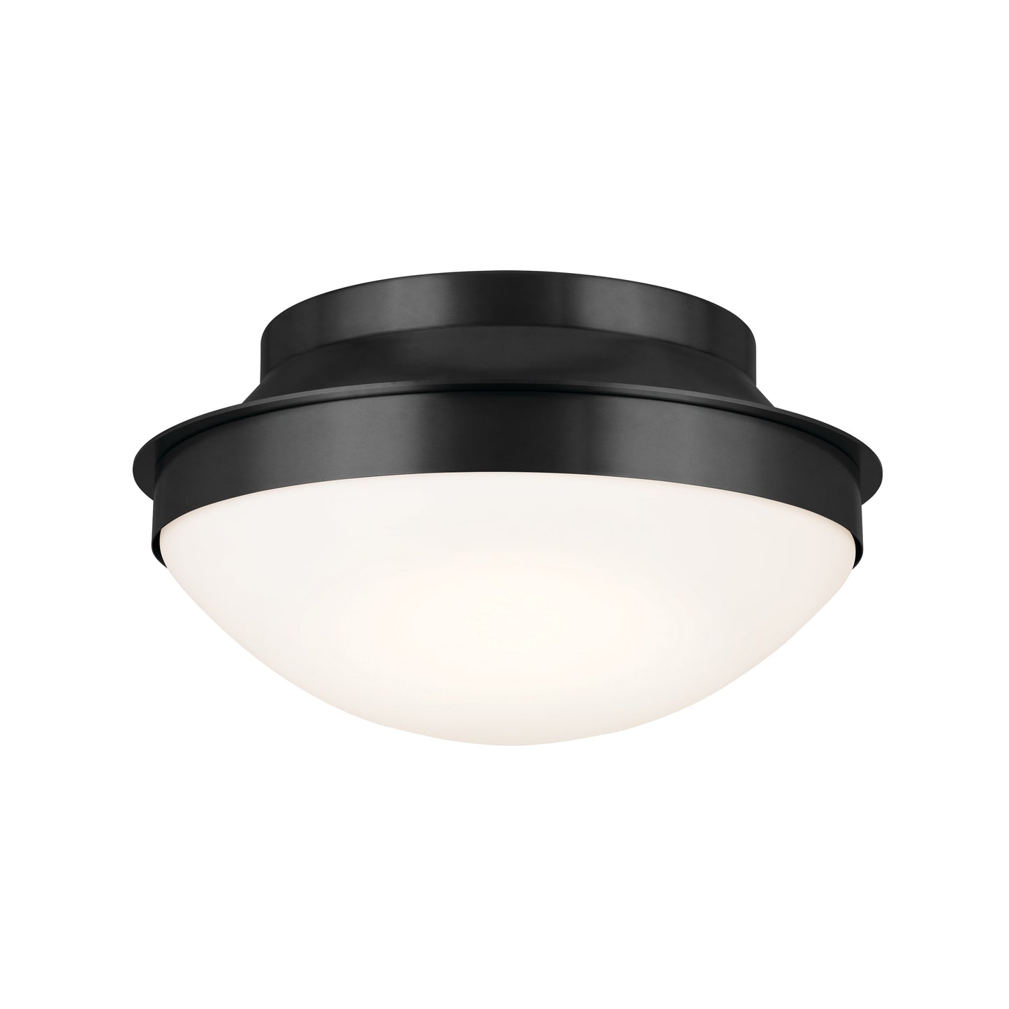 Kichler Bretta 2 -Light 13.5-in Black Flush Mount Light 5269744