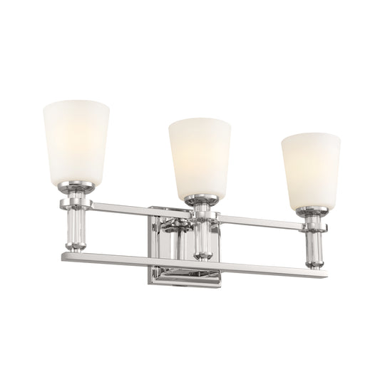 Kichler Rosalind 23.75-in 3 -Light Polished Nickel Traditional Vanity light 5269678