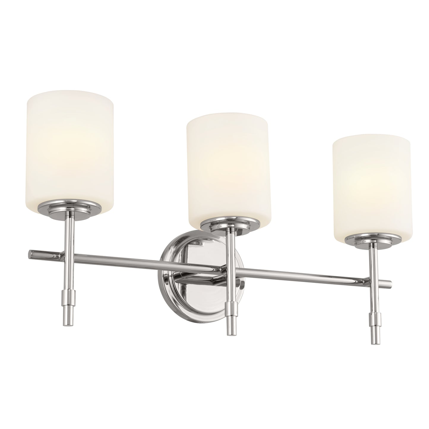 Kichler Ali 23.25-in 3 -Light Polished Nickel Traditional Vanity light 5269685