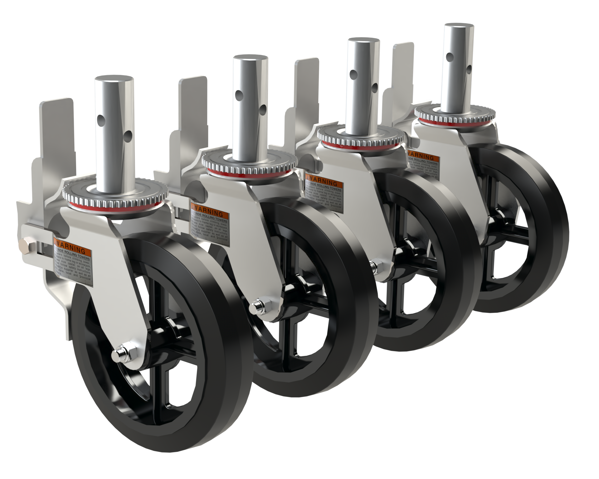 Build Frames Steel 8-in Casters For Scaffolding 4-Pack CAS8B4P+BFL