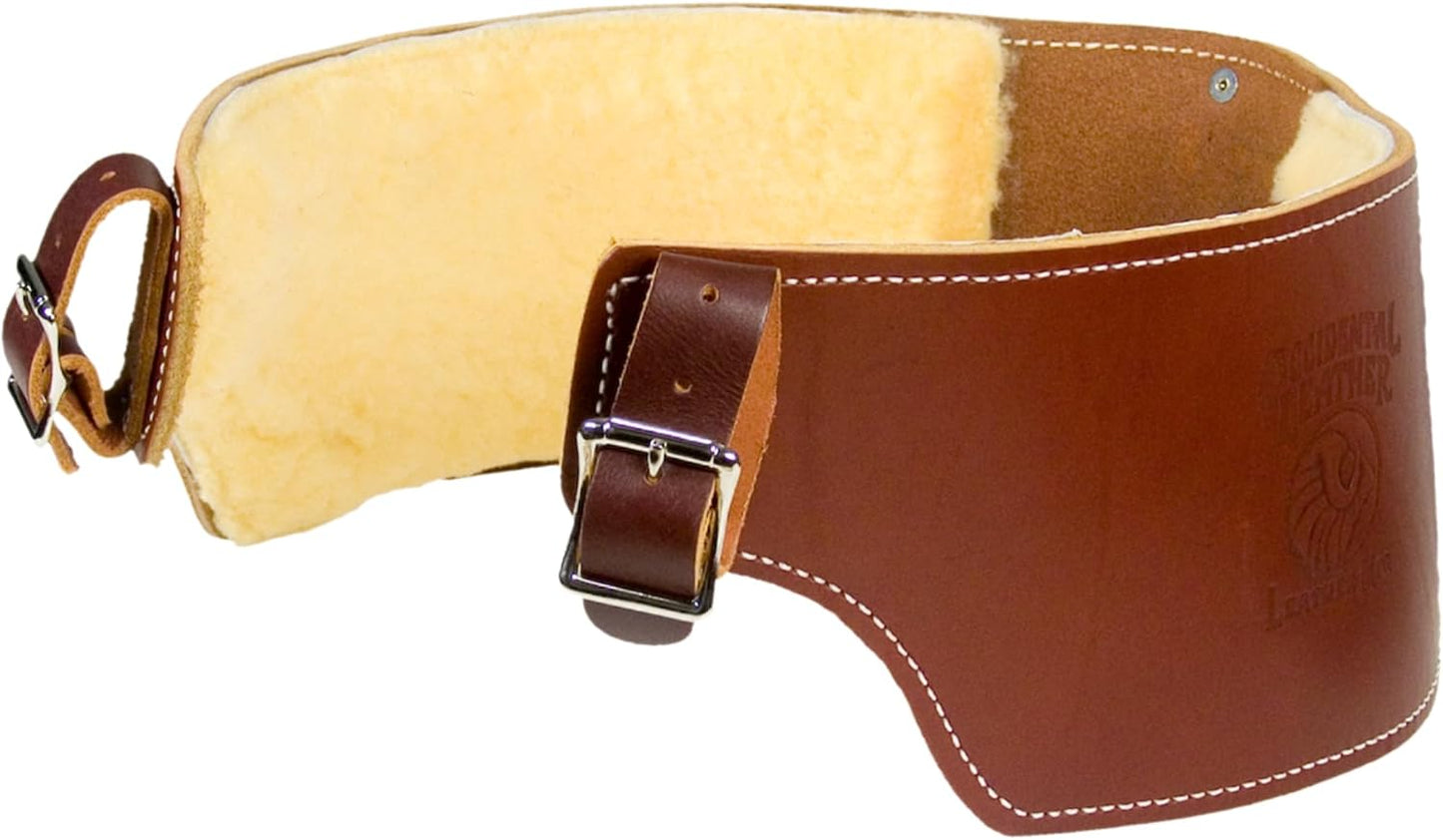 Occidental Leather Belt Liner with Sheepskin - Medium - Made in USA