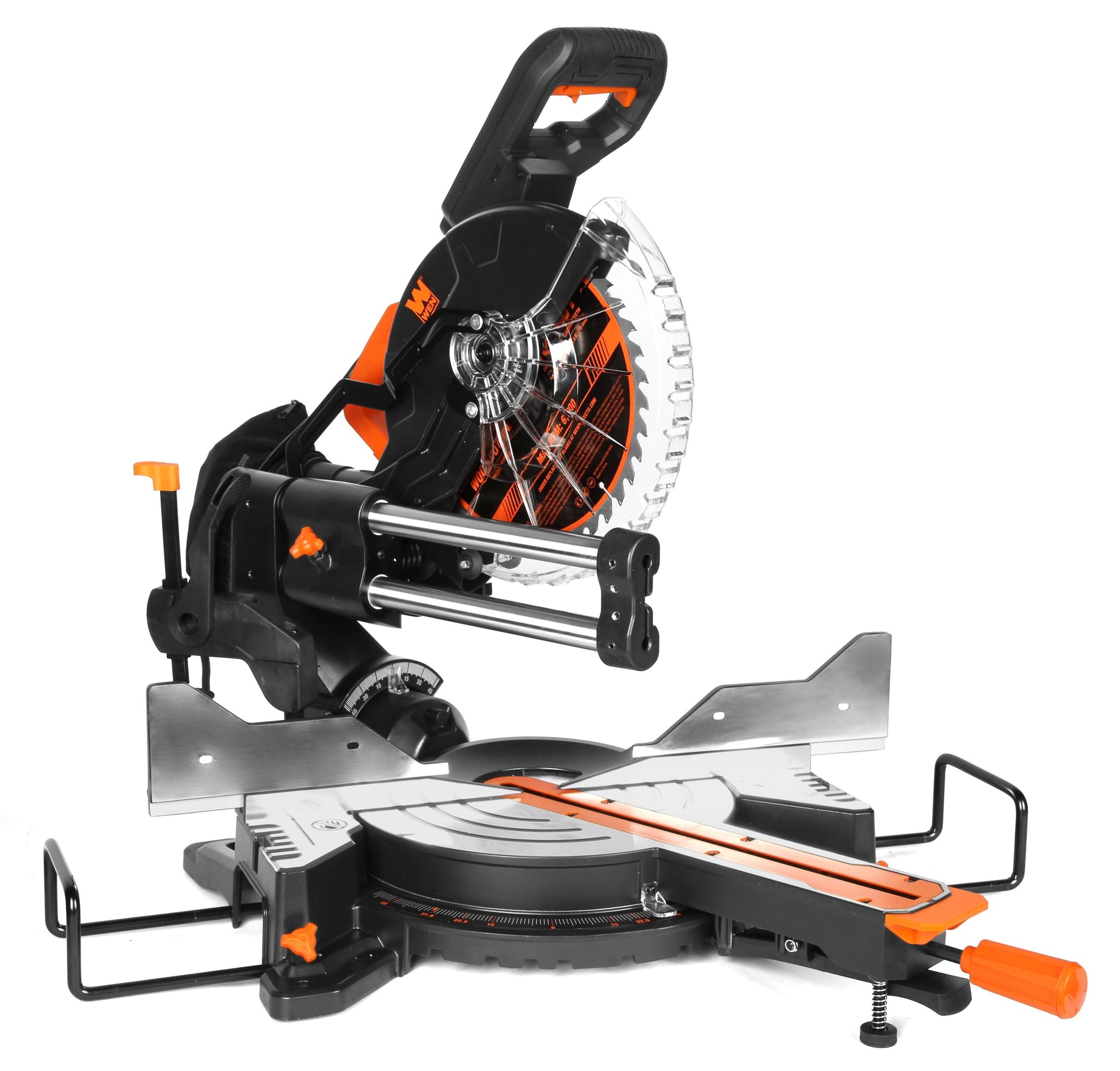 WEN 10-in 15-Amp Dual Bevel Sliding Compound Corded Miter Saw MM1015