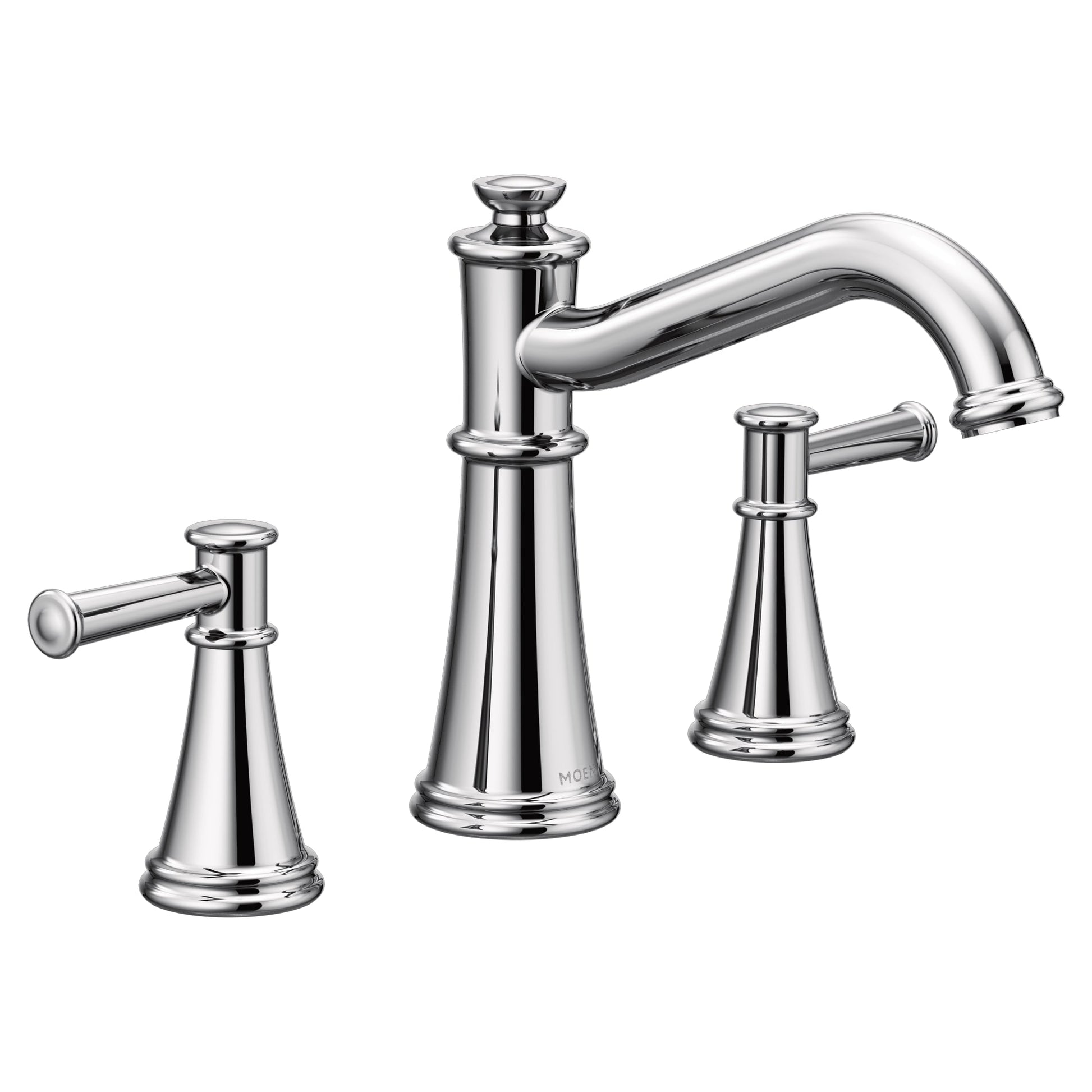 Moen Belfield Chrome 2-handle Deck-mount Roman Mid-arc Bathtub Faucet