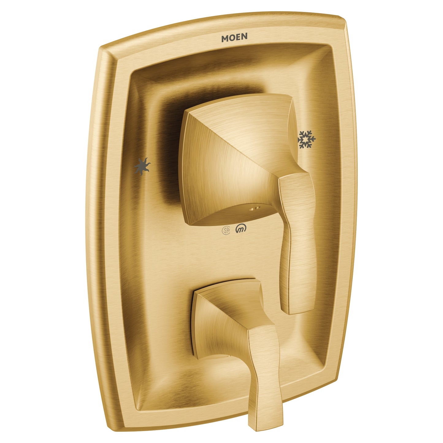 Moen Voss Brushed Gold 2-handle Sold separately Shower Faucet
