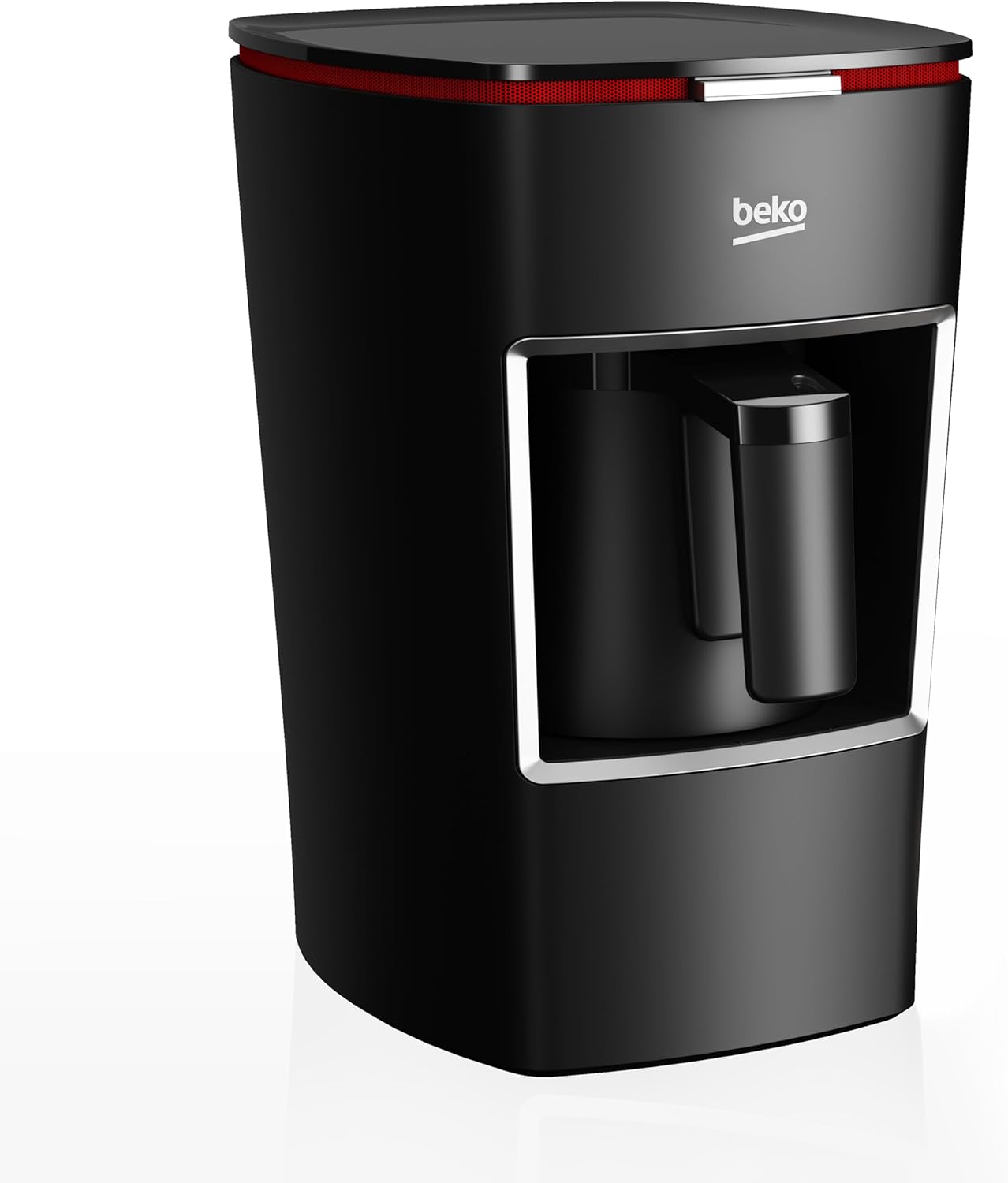 Beko Turkish Coffee Maker, 2 Cups Capacity, 100% BPA Free Turkish Coffee Machine, 120V CookSense Technology, Perfect Taste in 3 Minutes, Turkish Coffee Pot Electric, Black