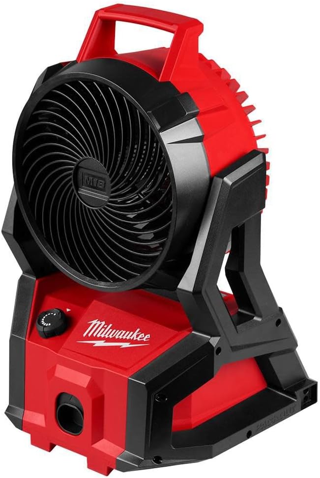 Milwaukee Storekid M18 Brushless PACKOUT Fan (Bare Tool) + TPT Premium cart storekid