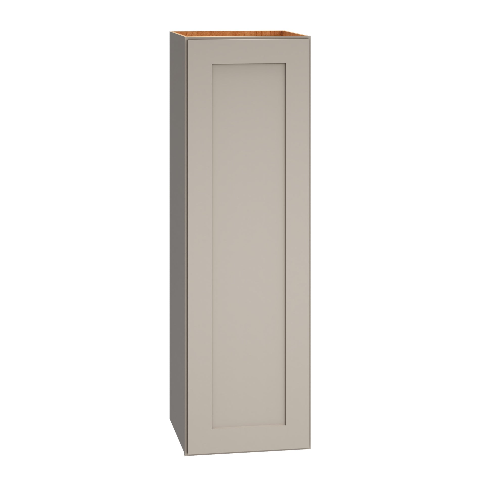 Diamond Express Jamestown 12-in W x 39-in H x 12-in D Cloud Gray Wall Fully assembled Plywood Cabinet Recessed Panel Shaker