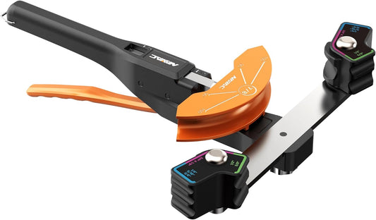 NAVAC NTB7 Ratcheting Tubing Bender for HVAC - Soft Copper Bender for Sizes 1/4, 5/16, 3/8, 1/2, 5/8, 3/4, 7/8 Inch OD