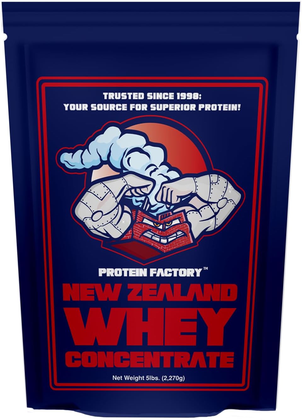 Whey Protein Powder - 5lbs New Zealand 7000 Whey Protein - 100% Grass Fed, Non-GMO, No Soy Lecithin Daily Diet for Pre & Post Workout - 76 Servings