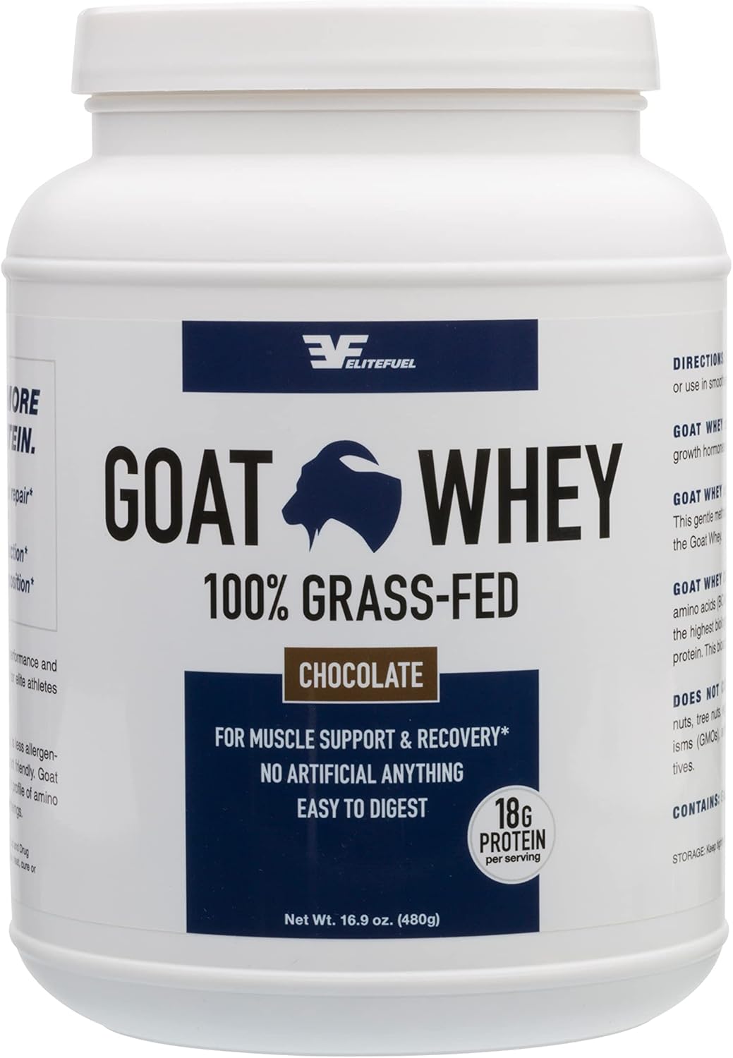Goat Whey Protein | Grass-Fed | Natural Chocolate