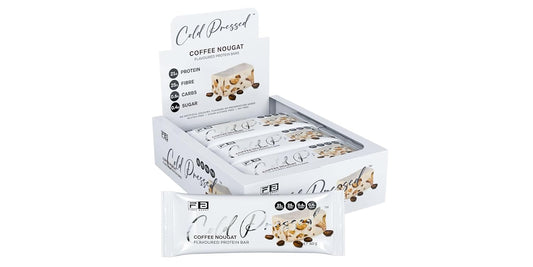 Fibre Boost Cold Pressed Coffee Nougat flavoured Protein Bar