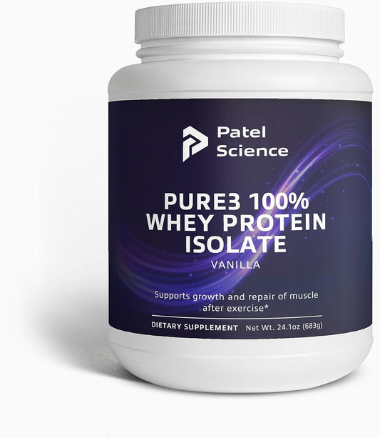 Pure3 100% Whey Protein Isolate (Vanilla)
