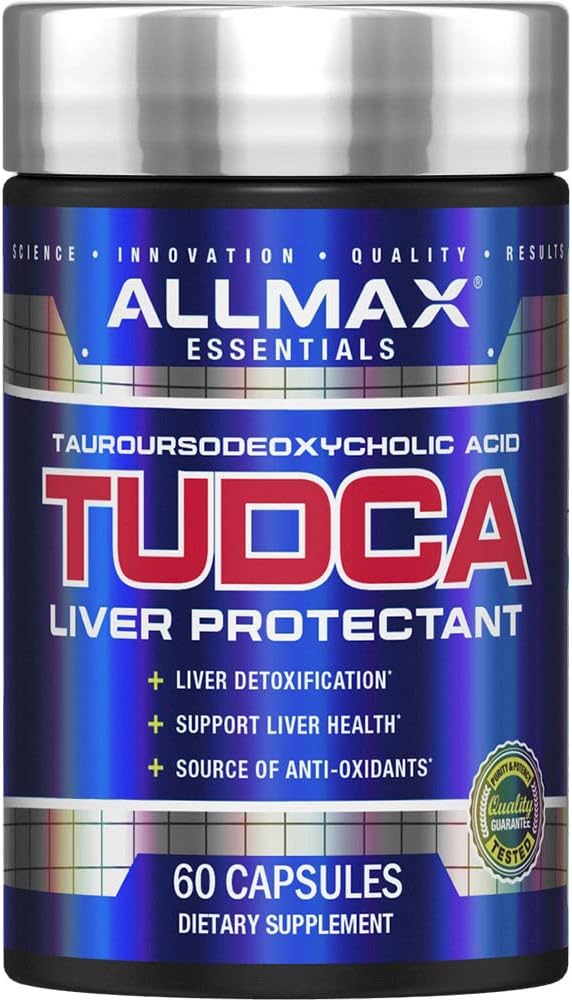 ALLMAX Nutrition TUDCA 60CT - Tauroursodexoycholic Acid - Liver Detox & Gut Health