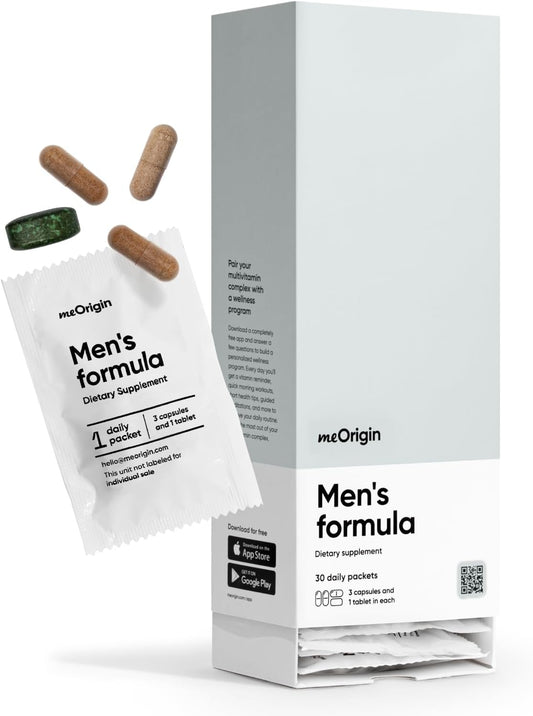 Multivitamin for Men, All-in-One Supplement Complex with Zinc, Vitamin D, C, B12, Maca, Biotin, Saw Palmetto – 82 Nutrients for Men's Health Support, Energy, Healthy Hair, 30 Day Supply