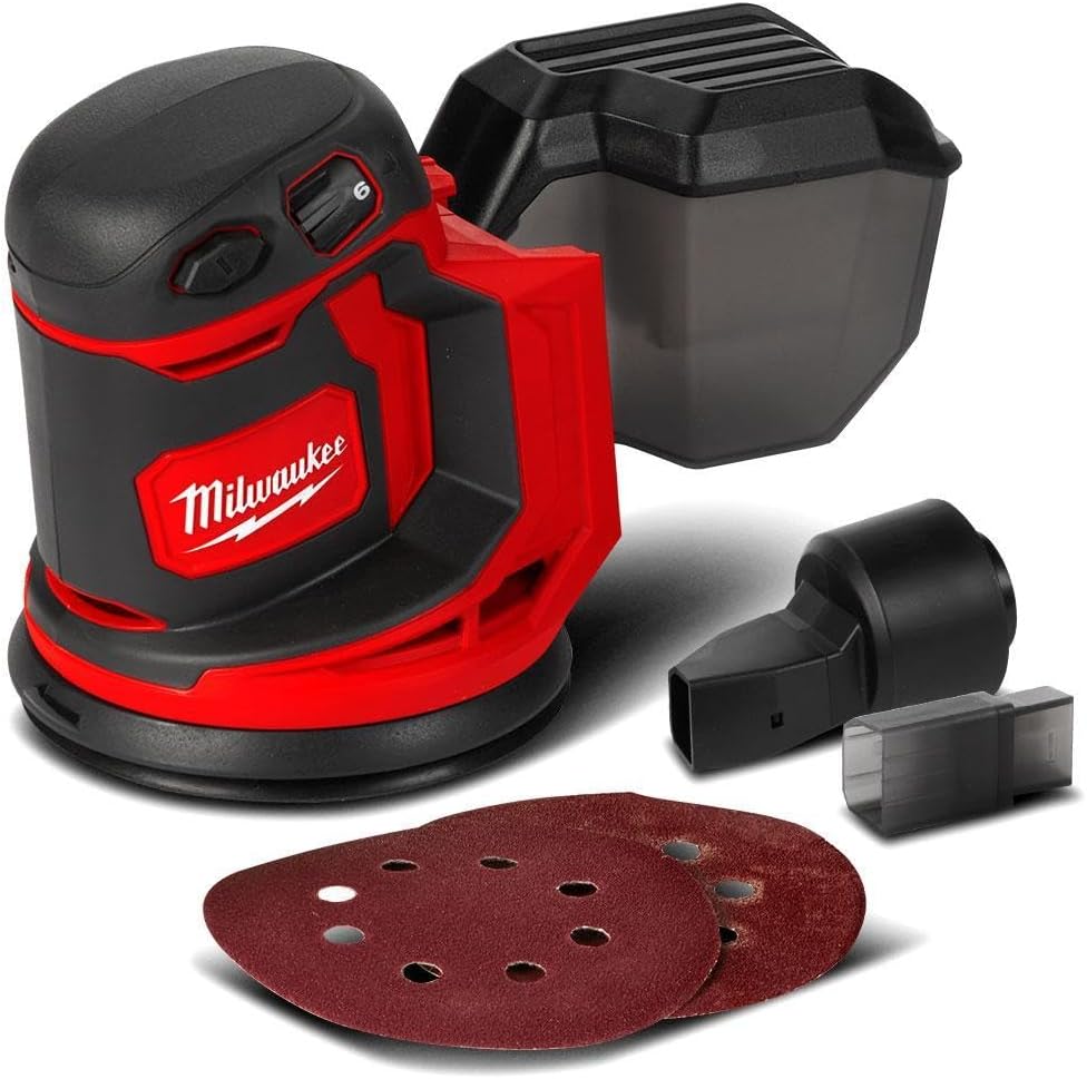Milwaukee Power Tools - M18 BOS125-0 Random Orbital Sander 18V Bare Unit