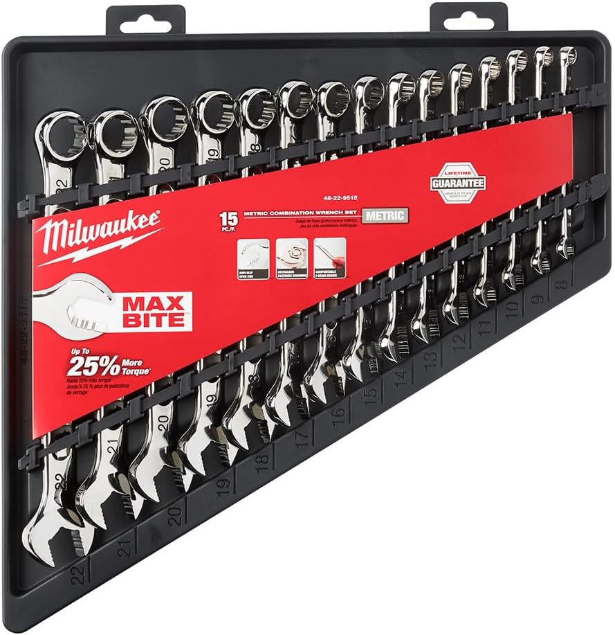 MLW48-22-9515 Combination Wrench Set, Metric