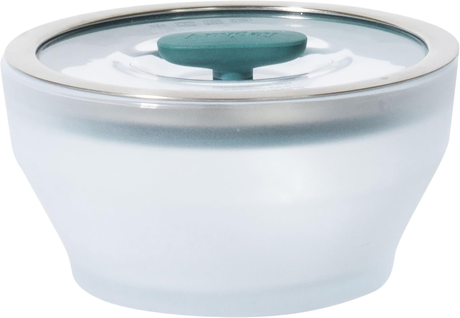 Anyday 4-Cup Microwave Cookware & Glass Container with Glass Lid, Plastic-Free Deep Food Storage | Stackable Airtight Steamer with Vented Lid for Microwave-Safe Reheating, Steaming Vegetables & Rice