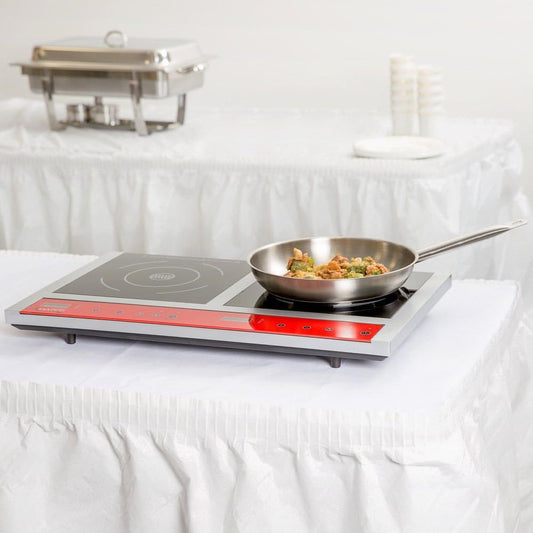 Avantco IC18DB NEW Double Countertop Induction Range / Cooker - 120V, 1800W ;supply_by_wedchef