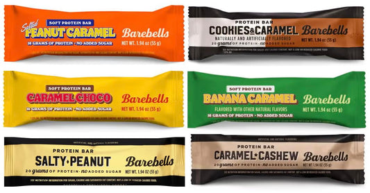 Barebell Protein Bars 6 Flavor Variety - 12 Bars