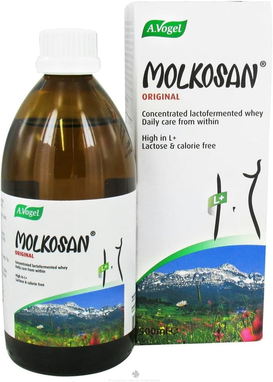 A.Vogel Molkosan All-Natural Concentrated Whey Rich in L+ Lactic Acid - Prebiotic Support for Healthy Gut Bacteria - Fat-Free, Sugar-Free, Gluten-Free, Lactose-Free, Vegetarian - 16.9 oz