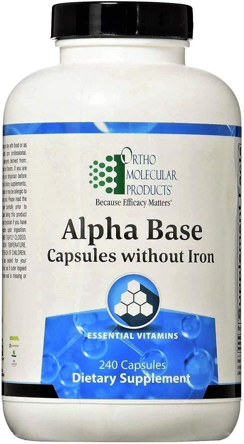 Alpha Base Capsules Without Iron (240ct)