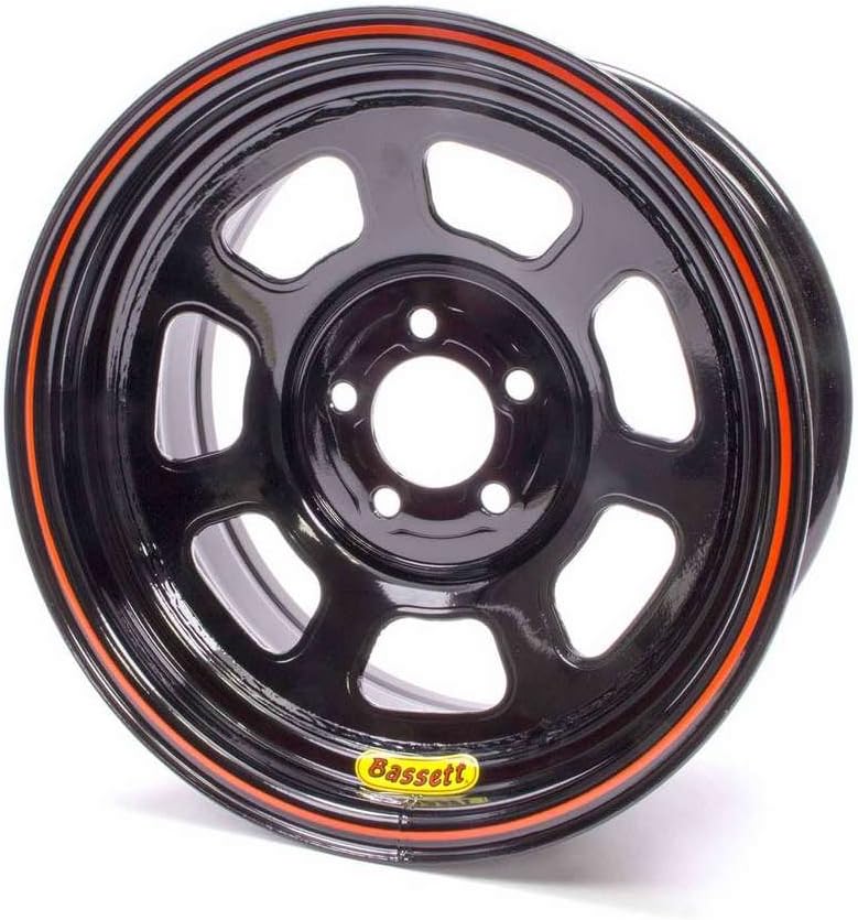 Bassett Black Steel 14 x 7 in D-Hole Lightweight Wheel P/N 47SN4