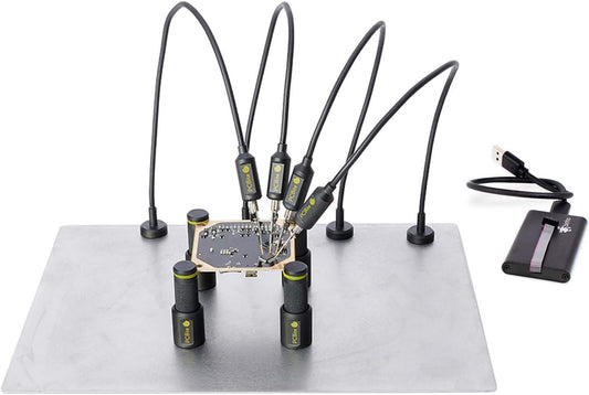 kit with 4x SP10 probes and test wires | Third Hand Tool | Rework Station | Helping Hands Soldering | Circuit Board Soldering Kit