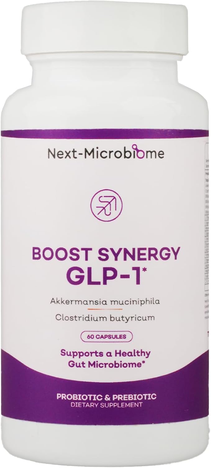 Boost Synergy Probiotic Akkermansia Muciniphila, Clostridium Butyricum HMO Ashwagandha, Supports Microbiome, Digestive Wellness Gut Health for Men & Women (60 Capsules, 1-Pack)