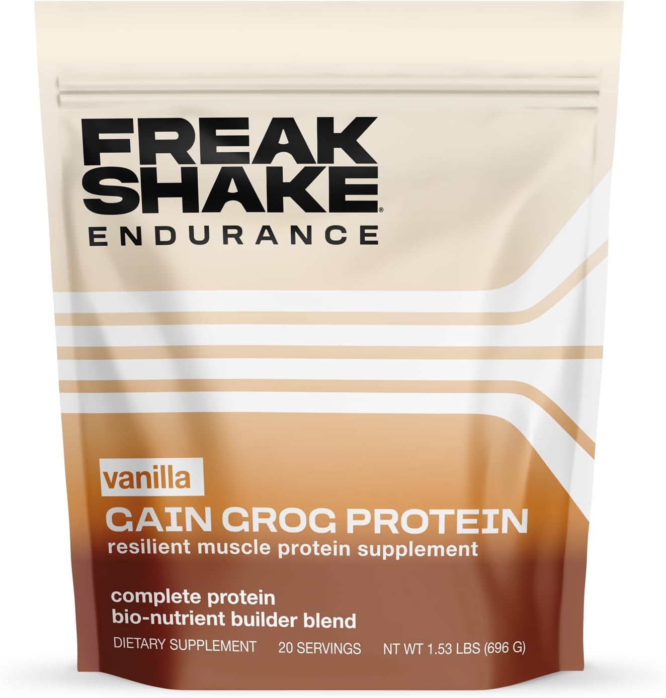 Vanilla Protein with pro-Endurance Bionutrients - Promotes Muscle resilience & Growth – 25g Complete Protein blend of Whey & Casein for smooth absorption, No Added Sugar, rBST-Free, 20 servings