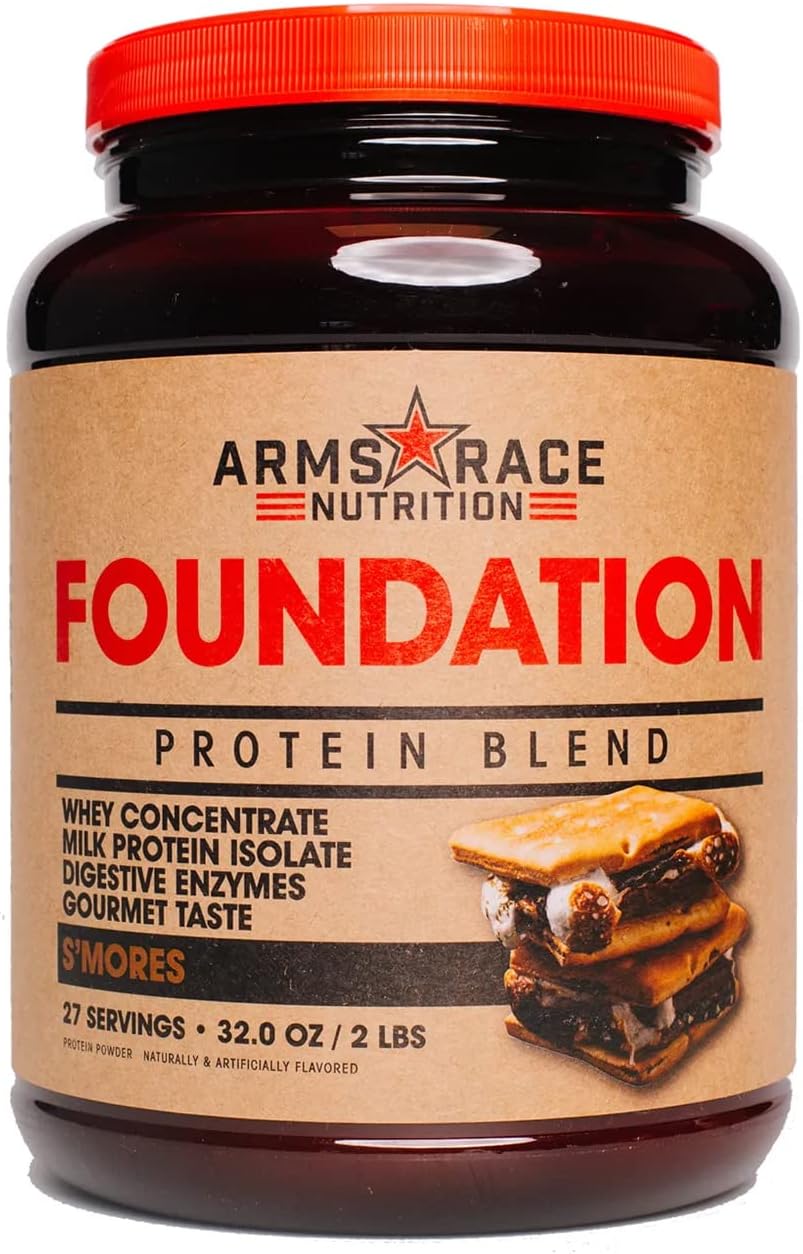 Arms Race Nutrition Foundation Protein Blend - 32 oz. (2 lbs) (S'Mores)