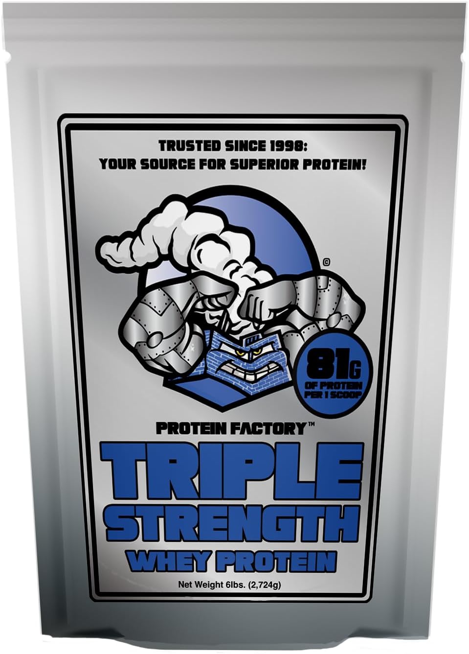 Triple Strength Whey Protein, 81g Protein Per Scoop, 6 lbs, 30 Servings