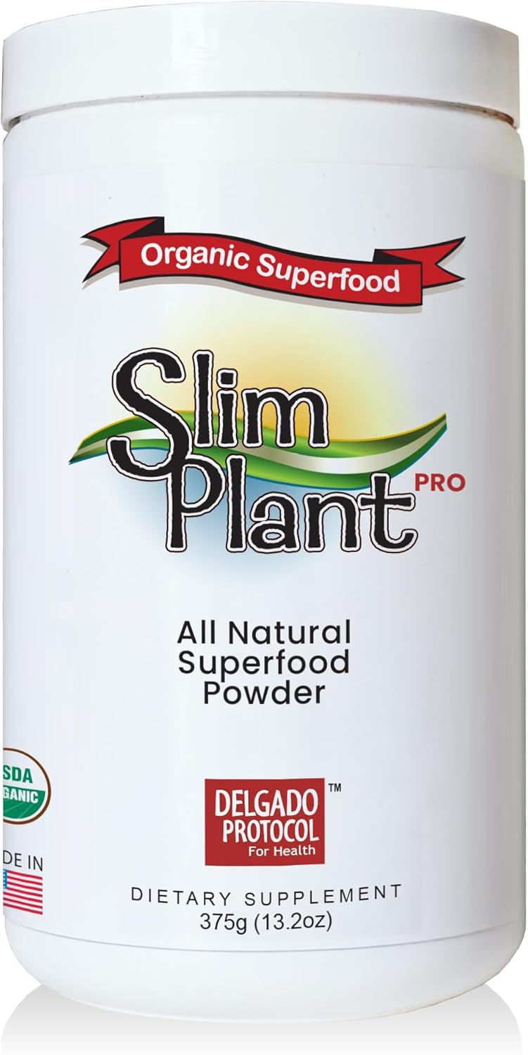 SlimPlant Pro - All Natural Superfood Protein Powder w/ 35 Vitamins, Minerals, and Whole Food-Sourced Ingredients (13.2 Ounces)