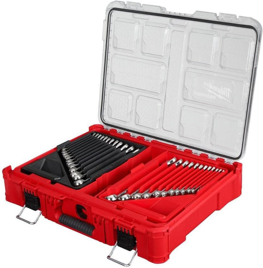 Milwaukee Electric - 30PC Metric SAE Combination Wrench Set with Pack