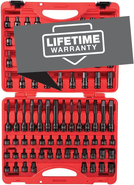 Sunex 3569 3/8" Dr. Master Hex Bit Impact Socket Set (84 Piece)