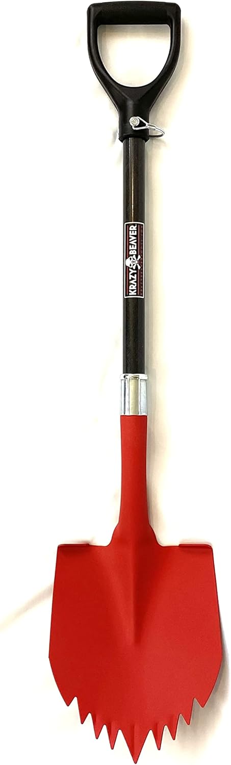 Krazy Beaver Shovel (Red Textured Head/Black Hanlde 45636)