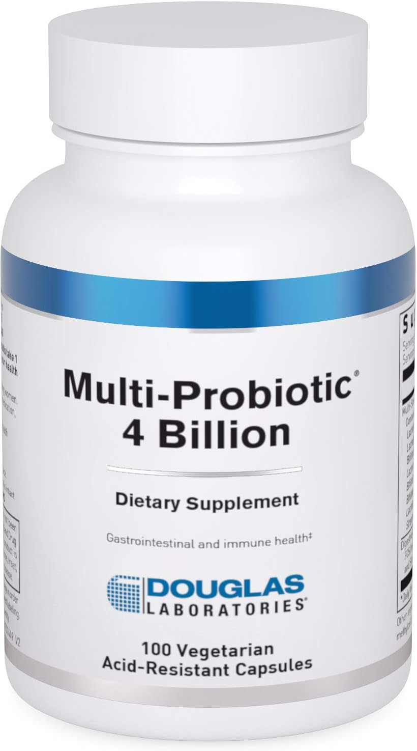 Douglas Laboratories | Multi-Probiotic 4 Billion | Support for Gastrointestinal and Immune Health* | 100 Capsules