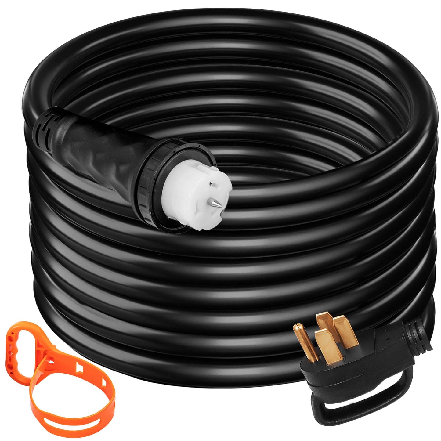 VEVOR 50FT 50AMP Extension STW 6/3 + 8/1 Copper Generator Cord FDJYCX50FTX50ACZ1V1