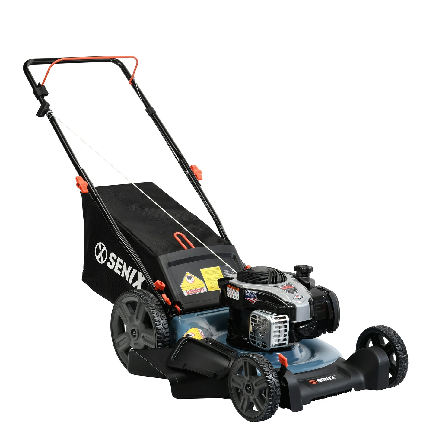 SENIX 21-in Gas Push Lawn Mower with 140-cc Briggs and Stratton Engine LSPG-M7