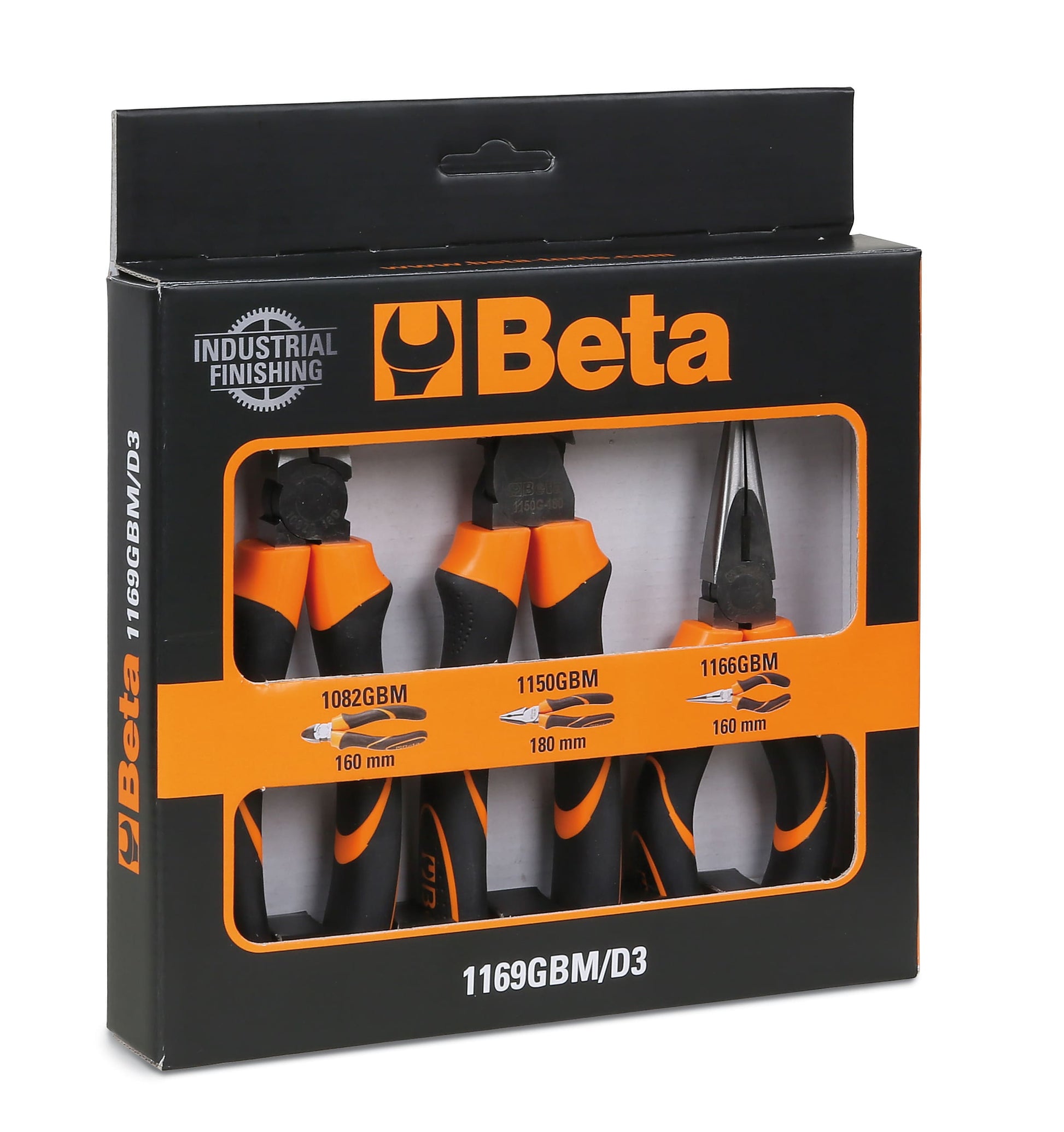 Beta 1169GBM/D3 3-Pack Assorted Pliers 11690273